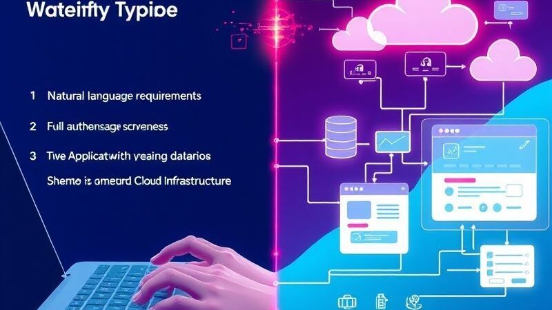 AI From Text to App in Minutes: How No-Code AI Builders Automate the Entire Stack: Authentication, hosting, and backend spin up automatically while you describe the product