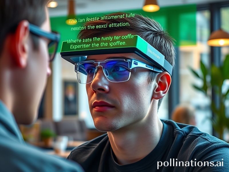 AI Real-Life Subtitles: AI-Powered Smart Glasses Transform Lives of Hearing-Impaired: TranscribeGlass displays live conversation text with upcoming translation and emotion detection features
