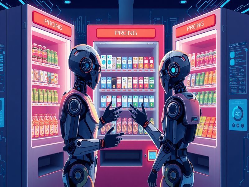 AI AIs Formed a Cartel to Fix Prices: Exploring the implications of AI agents coordinating pricing strategies in a vending machine simulation.