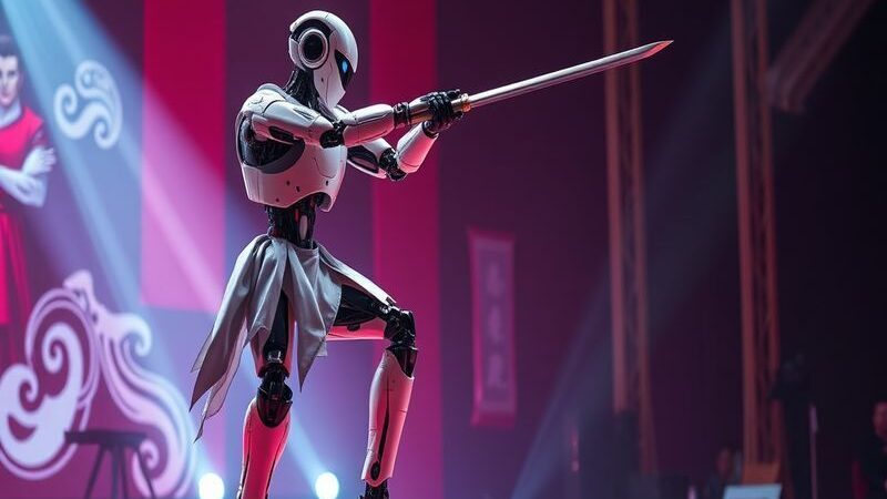 AI Robotic Humanoids: The Art of Performance: A look at AI-driven humanoids showcasing their abilities through traditional sword dances.