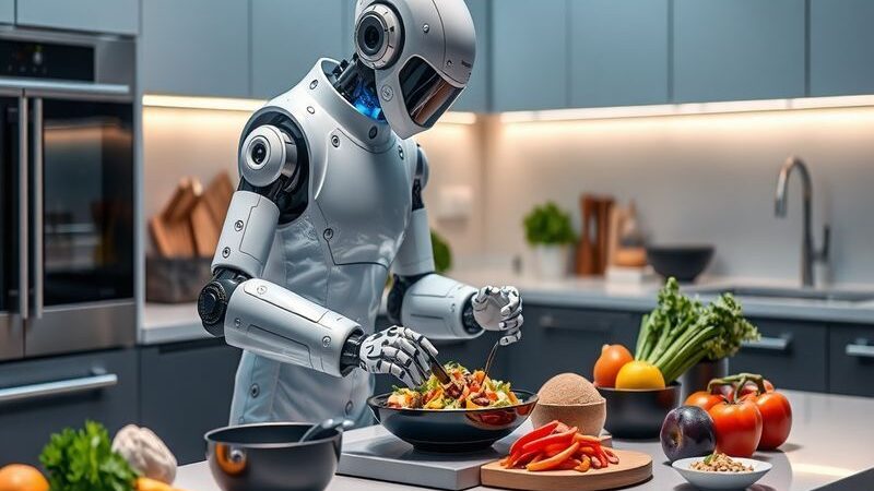 AI Nosh: The Robo-Chef Revolutionizing Home Cooking: Meet the countertop robot that cooks dinner while customizing meals based on personal preferences.