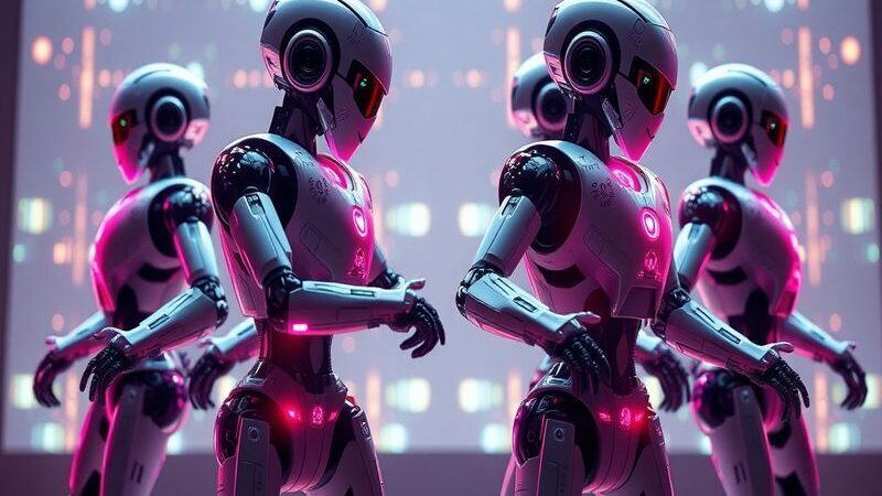 AI Synchronized Kung Fu Robots: The Future of Humanoid Robotics: An overview of the advancements in humanoid robotics showcased by Unitree's G1 robots.