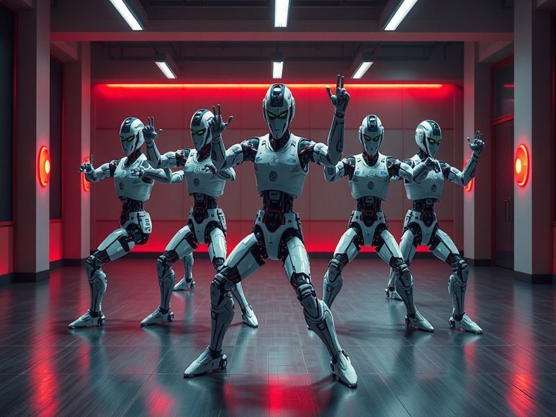 AI Unitree Robots: The New Face of Autonomous Performance: An insight into how Unitree's humanoid robots are performing synchronized kung fu routines autonomously.