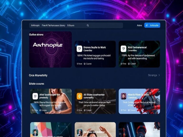 Read more about the article Exploring Anthropic’s Free AI Course Library: Unlocking Essential Skills in AI