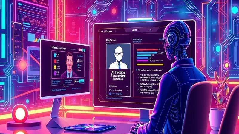 AI AI-Powered Recruitment: Automating the Hiring Process: Exploring how AI tools like Hyring streamline recruitment through video interviews and resume scoring.