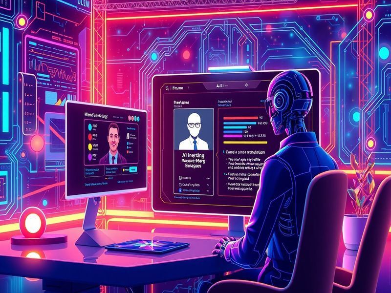 AI AI-Powered Recruitment: Automating the Hiring Process: Exploring how AI tools like Hyring streamline recruitment through video interviews and resume scoring.