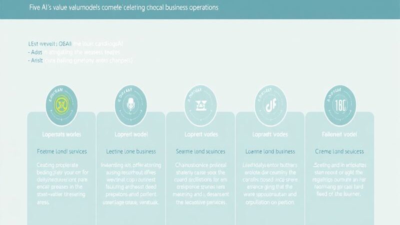 AI Unlocking Business Potential: OpenAI's Five AI Value Models: A framework for businesses to measure AI's return on investment through distinct value models.