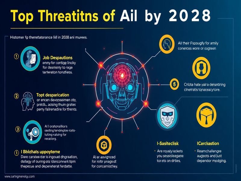 AI AI's Biggest Threats by 2028: Analyzing the top concerns surrounding artificial intelligence's impact on society