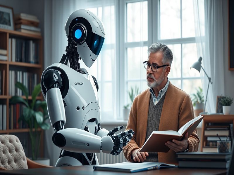 AI Living with a Robot: A Year of Discovery: Insights from a historian's year-long experience cohabitating with a humanoid robot.