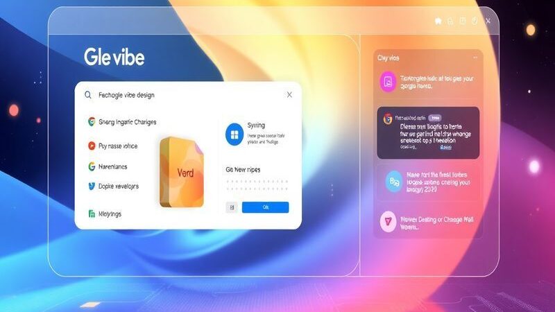 AI Google's Innovative 'Vibe Design' Tool: Exploring how AI is set to reshape user interface design with natural language input.