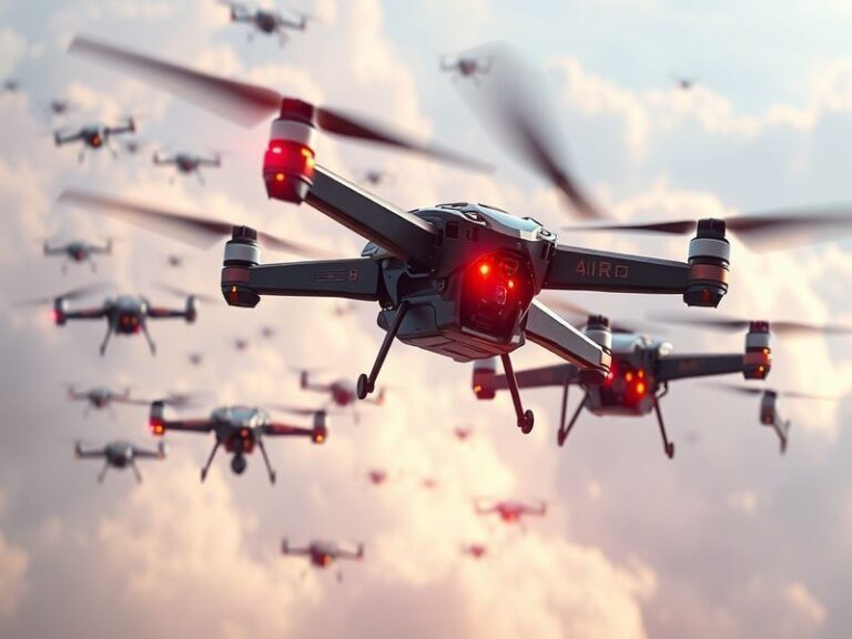 Read more about the article The Future of Drone Warfare: AI and Swarm Technology