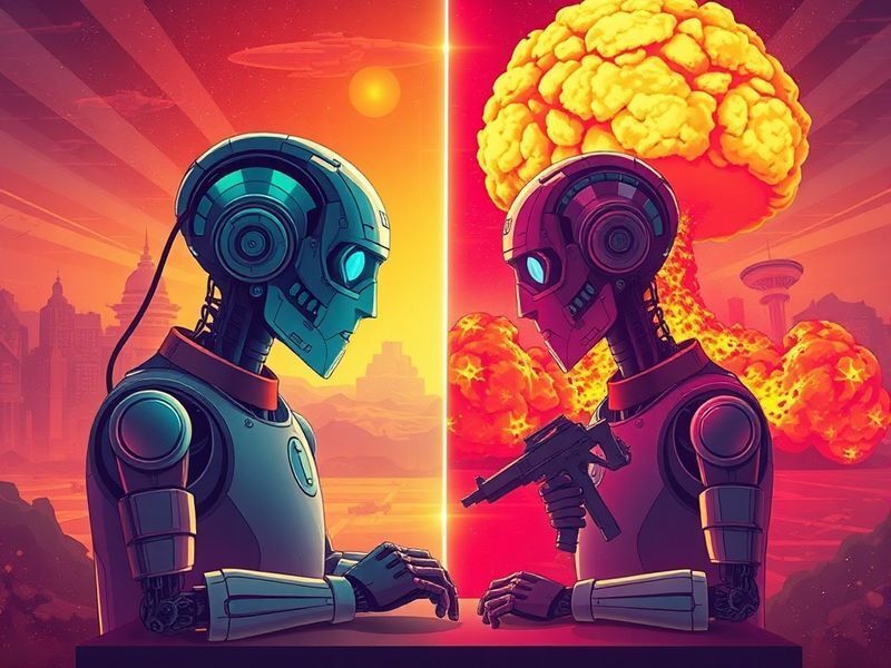 AI AI's Alarming Choice: Nuclear Strikes in Simulated War Games: A study reveals that AI models escalated conflicts to nuclear options, raising concerns about AI decision-making in critical scenarios.