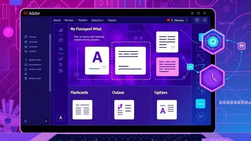 AI Adobe Launches Innovative AI Study Tools: The new platform transforms student notes into interactive learning materials, including flashcards and quizzes, powered by AI.