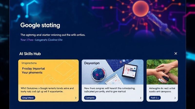 AI Google Launches Free AI Skills Hub: A Resource for Aspiring AI Professionals: An overview of Google's new platform designed to educate users on AI technologies and prompt engineering.