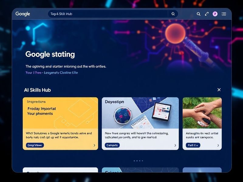 AI Google Launches Free AI Skills Hub: A Resource for Aspiring AI Professionals: An overview of Google's new platform designed to educate users on AI technologies and prompt engineering.