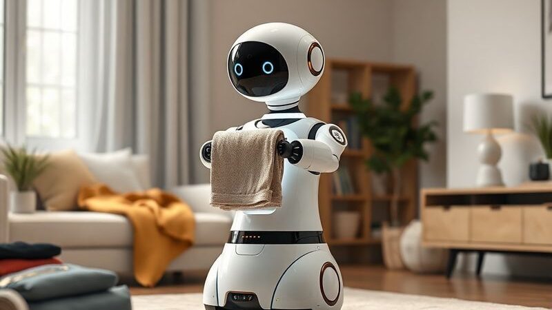 AI Robotic Innovations: A Lamp That Folds Laundry: Introducing Lume, a home robot designed to seamlessly integrate into everyday life.