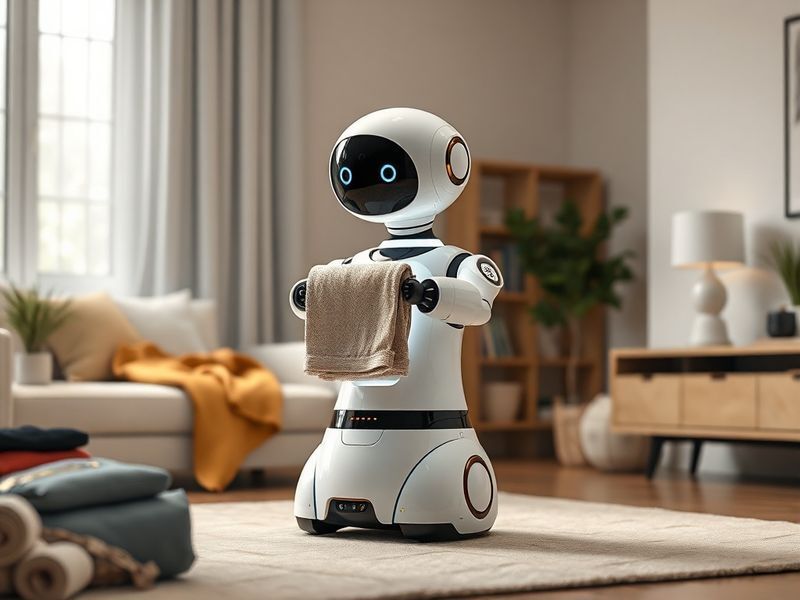 AI Robotic Innovations: A Lamp That Folds Laundry: Introducing Lume, a home robot designed to seamlessly integrate into everyday life.