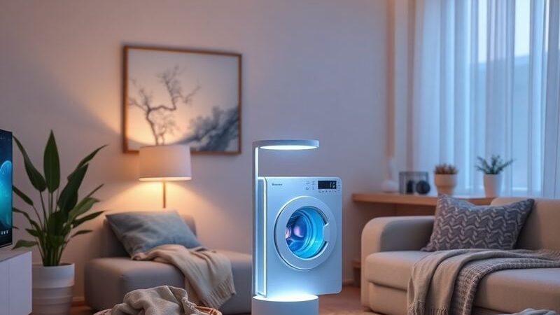AI The Rise of AI in Home Automation: Meet Lume: A smart lamp that not only illuminates but also folds your laundry, redefining household chores.
