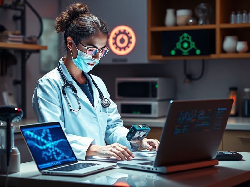 AI Sequencing Genomes at Home: A Doctor's Journey: A groundbreaking case study on how AI empowers individuals to sequence their own genomes from the comfort of their kitchens.