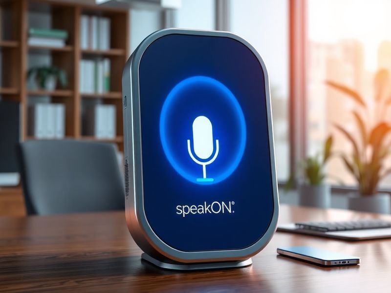 AI SpeakON: The Future of Voice-to-Text Technology: Introducing a new physical device that revolutionizes how we interact with voice typing.