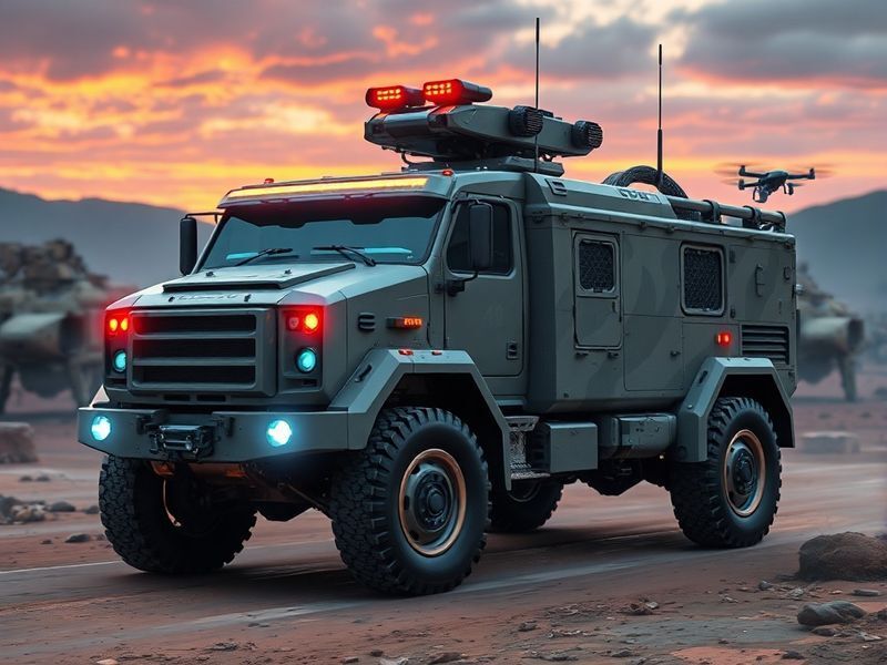 AI The Emergence of Autonomous Drone-Killing Trucks: A look into how military technology is advancing with autonomous vehicles designed for defense.