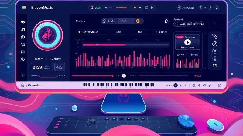 AI ElevenLabs' ElevenMusic: A New Frontier in Music Creation: How AI is transforming music production with remixing and publishing capabilities.