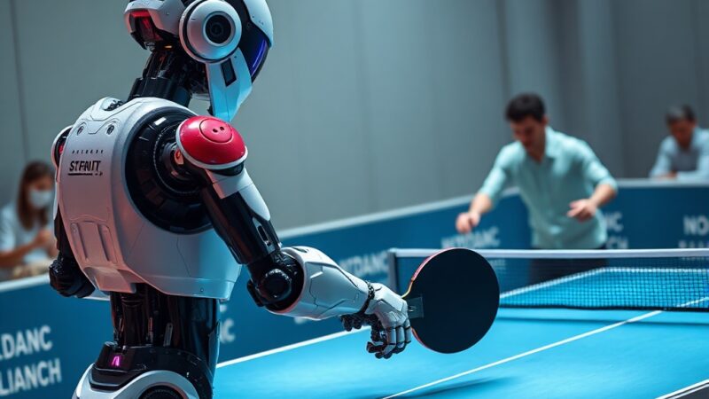 AI A New Era in Sports: Robots Competing at Table Tennis