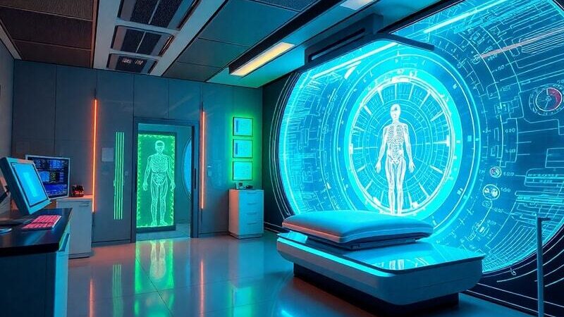 AI Revolutionizing Health Scanning with AI: Midjourney's innovative 60-second body scanner offers a non-invasive alternative to traditional diagnostic methods.
