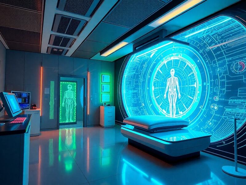AI Revolutionizing Health Scanning with AI: Midjourney's innovative 60-second body scanner offers a non-invasive alternative to traditional diagnostic methods.