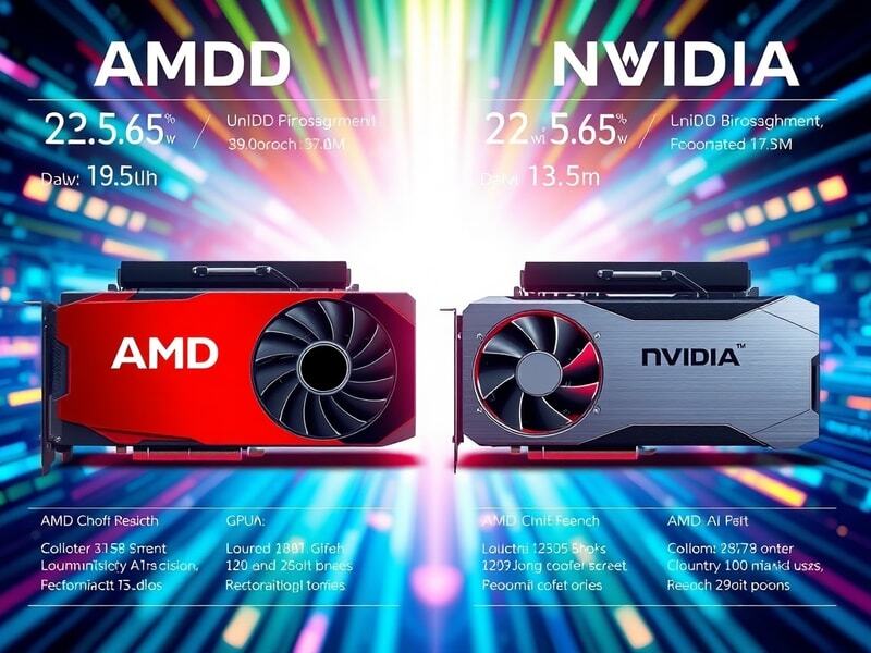 AI AMD vs Nvidia: The AI Hardware Showdown: Analyzing AMD's new offerings in the competitive AI chip market.