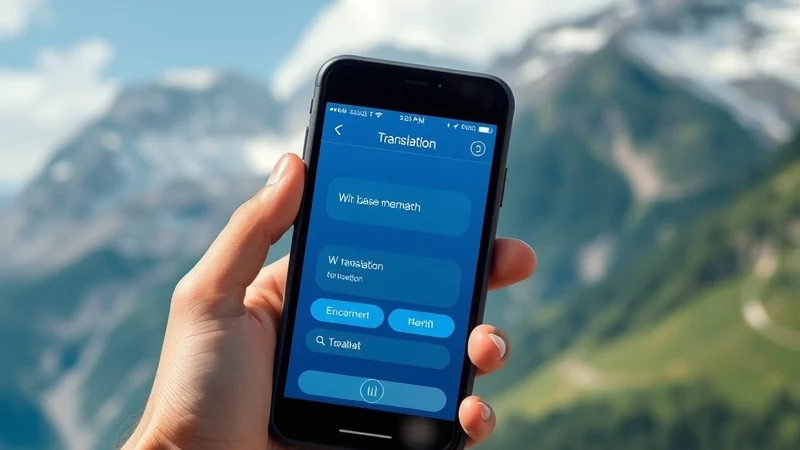 AI AI-Powered Offline Translation: Breaking Connectivity Barriers: Discover how a new AI translator operates without internet access.