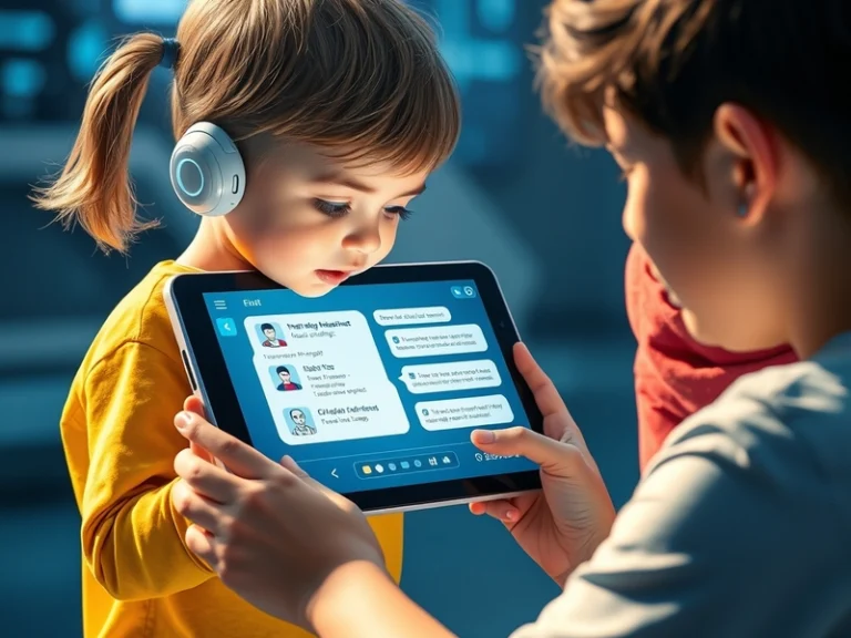 AI Teaching Kids to Critique AI: Encouraging critical thinking in children through playful interactions with AI.