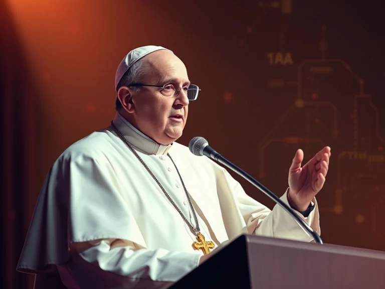 AI The Pope Speaks on Algorithmic Bias: A look at the implications of algorithms determining visibility and influence in society.