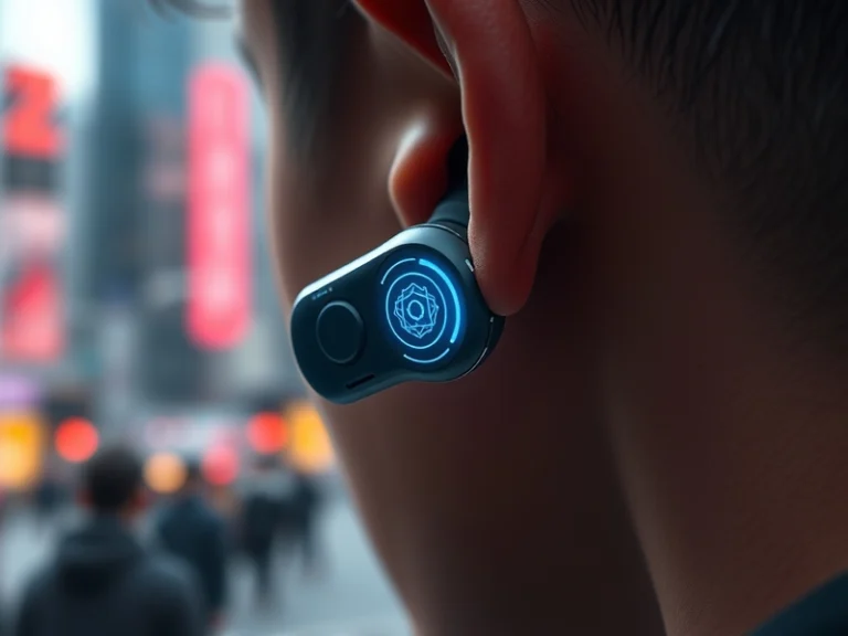 AI AI Earbuds: The Next Generation of Smart Listening: Exploring how AI-powered earbuds can actively respond to conversations and commands.
