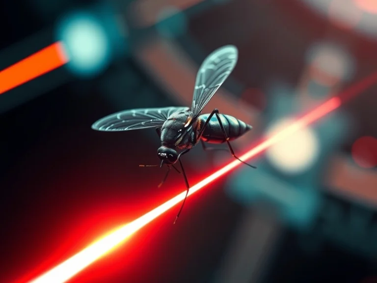 AI The Mosquito Laser: A High-Tech Solution to Pest Control: Innovative AI-driven technology for eliminating mosquitoes without chemicals.