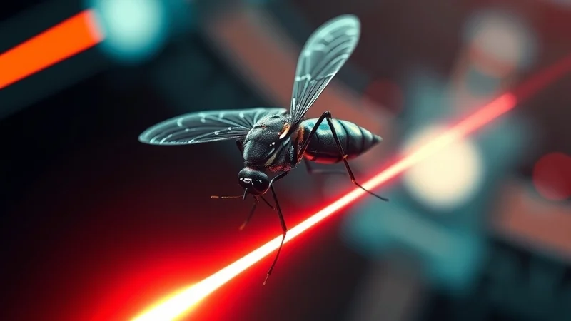 AI The Mosquito Laser: A High-Tech Solution to Pest Control: Innovative AI-driven technology for eliminating mosquitoes without chemicals.