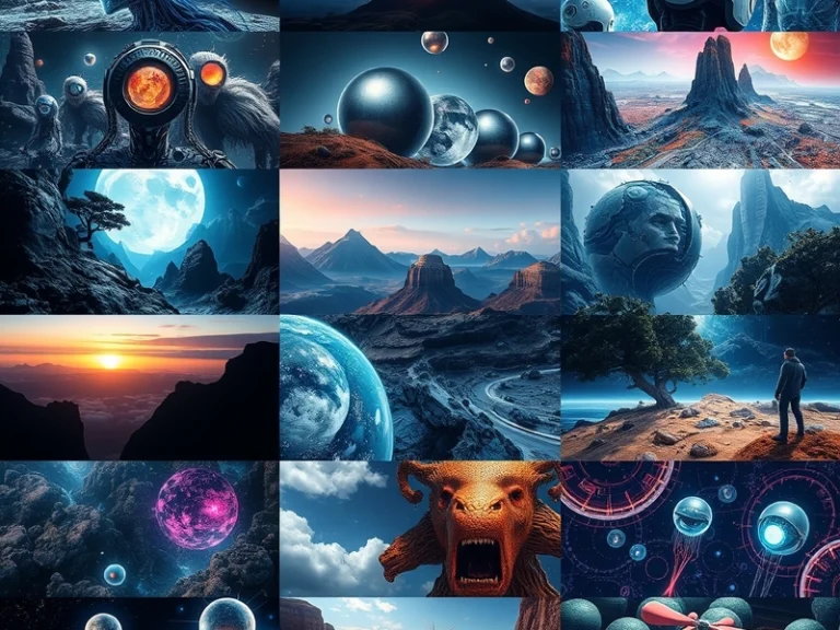 AI 540+ Viral AI Image Prompts Unveiled: A comprehensive gallery showcasing the creative prompts behind some of the most shared AI-generated images.