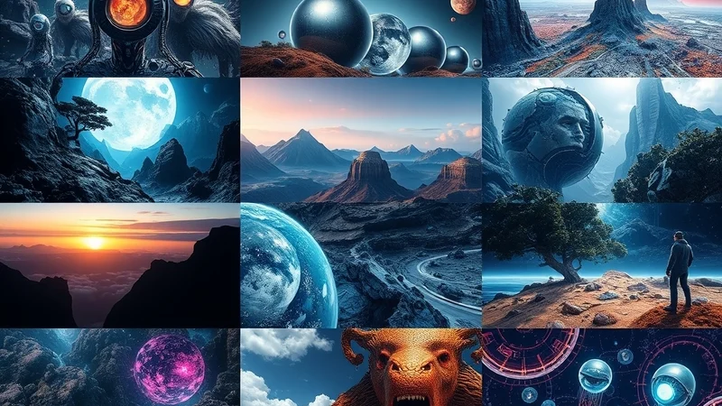 AI 540+ Viral AI Image Prompts Unveiled: A comprehensive gallery showcasing the creative prompts behind some of the most shared AI-generated images.
