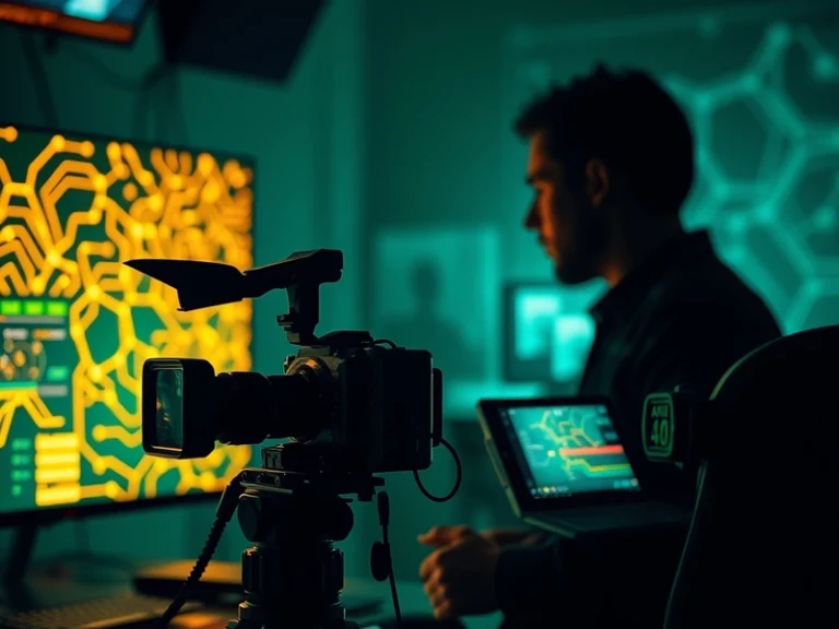 AI Danny Boyle Integrates AI in Film Production: An examination of how AI is reshaping storytelling and visual effects in cinema.