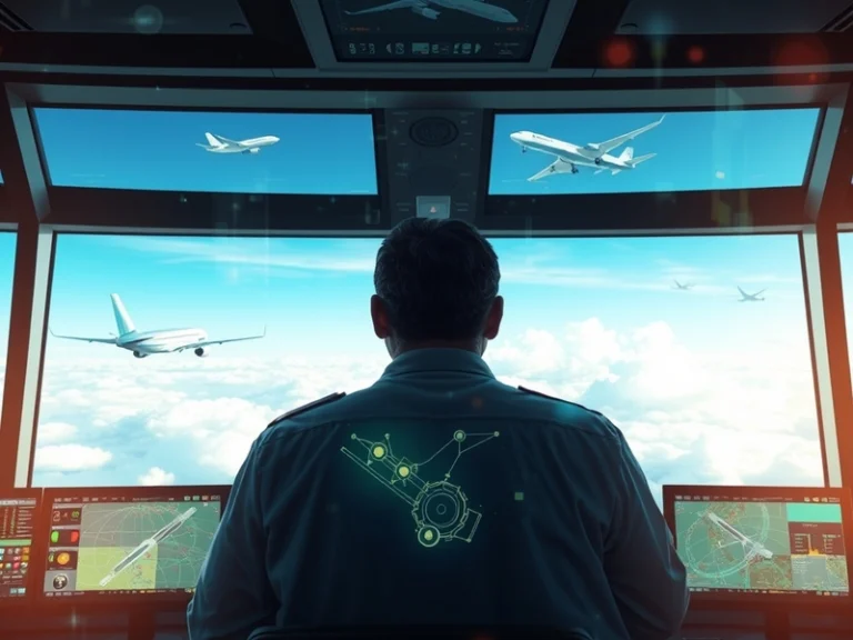 AI Revolutionizing Air Traffic Management with AI: How AI is set to optimize flight planning and improve efficiency in the skies.
