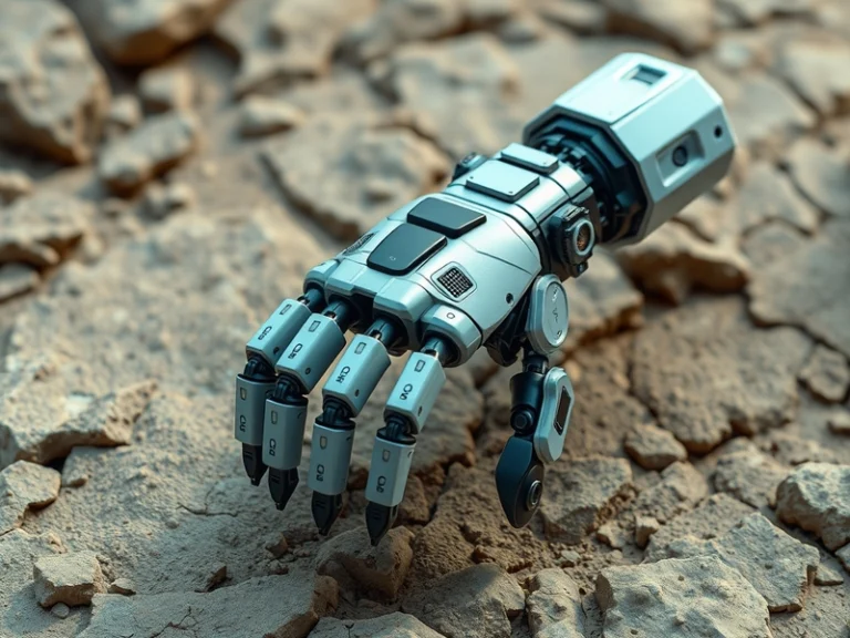 AI Autonomous Robotics: The Walking Robot Hand: Innovations in robotic design allow for independent movement without a traditional body.