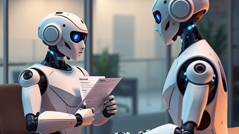 AI An AI Applicant Met an AI Recruiter: A comedic take on the implications of AI-driven job applications and the future of hiring.