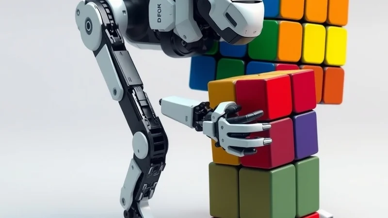 AI Robot Dogs Solve Rubik's Cube with Ingenious Feet: A look at how innovative robotics can achieve complex tasks without traditional hands.