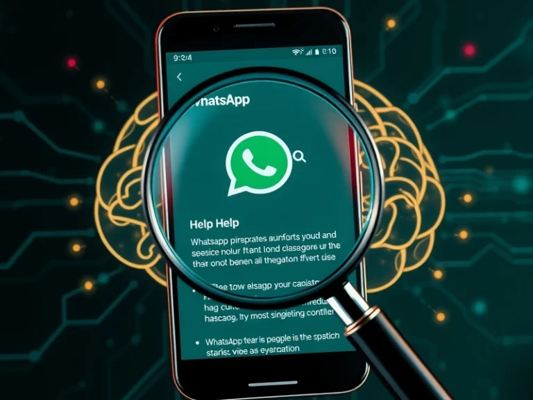 AI WhatsApp's Hidden AI Instructions: Uncovering the secret notes embedded in WhatsApp's help pages that impact AI responses.